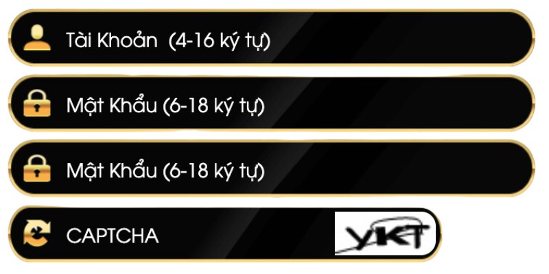 Cung cấp đầy đủ thông tin theo yêu cầu khi đăng ký tài khoản 